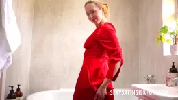 Alora Lux at Sexy Satin Silk Fun