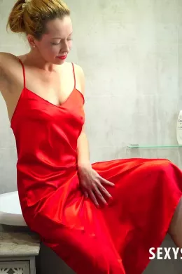 Alora Lux at Sexy Satin Silk Fun