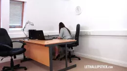 Tell Me What You Are Looking For at Lethal Lipstick | Ivy is a secretary o the lower floor but she is in the private office of one gang bosses. It's not clear what she's looking for but when the boss finds her there, Ivy is immediately on the back foot