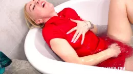 Lucy Lauren at Sexy Satin Silk Fun