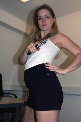 Lottie Lalay at Lethal Lipstick | Lottie Lalay looking lethal