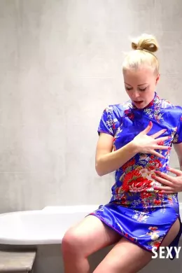 Lucy Lauren at Sexy Satin Silk Fun