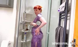 Kitty Quinzell at Satin Silk Fun