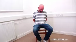 I Found You Didn'T  I at Lethal Lipstick | The female assassin revelled in her helpless captive, bound and gagged on the chair. She toyed with him, this was always one of the better parts of their job..the foreplay..before the climax