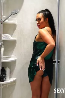 Hannah Shaw at Sexy Satin Silk Fun