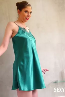 Alice Maze at Sexy Satin Silk Fun