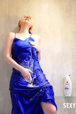Em Yang at Sexy Satin Silk Fun