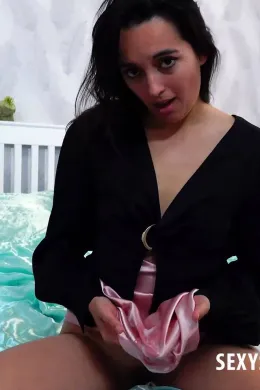 Summer Fox at Sexy Satin Silk Fun