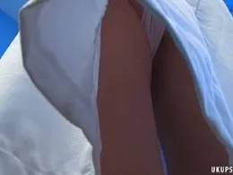 Nadia at Panty Man | Ukupskirts