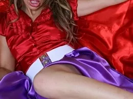 French Chloe at Panty Man | Satinsilkfun